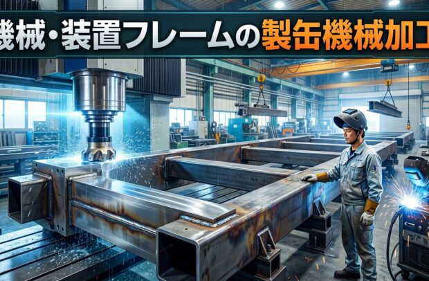 機械・装置フレームの製缶機械加工｜大型精密製缶/切削 スピード加工センター