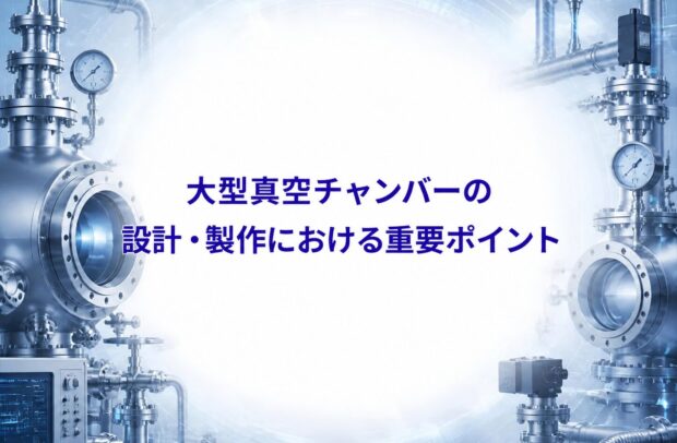 大型真空チャンバーの設計・製作における重要ポイント｜大型精密製缶/切削 スピード加工センター